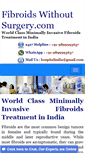 Mobile Screenshot of fibroidswithoutsurgery.com