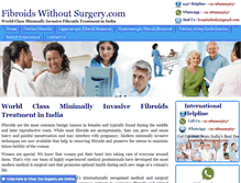 Tablet Screenshot of fibroidswithoutsurgery.com